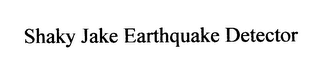 SHAKY JAKE EARTHQUAKE DETECTOR logo