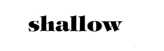 SHALLOW logo