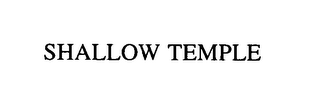 SHALLOW TEMPLE logo