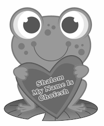 SHALOM MY NAME IS CHOFESH logo