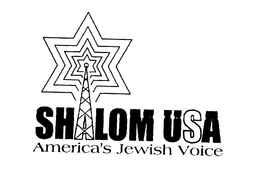 SHALOM USA, AMERICA'S JEWISH VOICE logo
