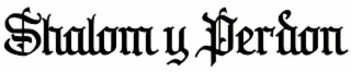 SHALOM Y PERDON logo