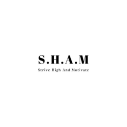 S.H.A.M - STRIVE HIGH AND MOTIVATE logo