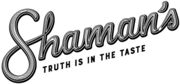 SHAMAN'S TRUTH IS IN THE TASTE logo