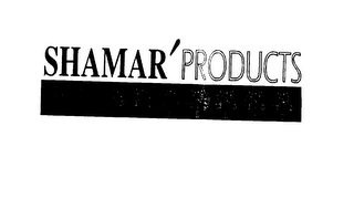 SHAMAR' PRODUCTS logo