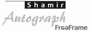 SHAMIR AUTOGRAPH FREEFRAME logo