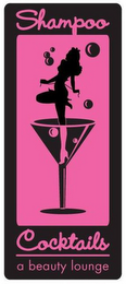 SHAMPOO COCKTAILS A BEAUTY LOUNGE logo