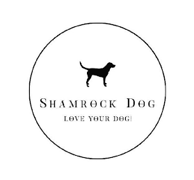 SHAMROCK DOG LOVE YOUR DOG! logo