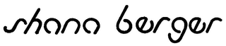SHANA BERGER logo