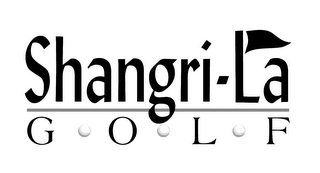 SHANGRI-LA GOLF logo