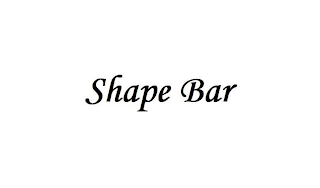 SHAPE BAR logo