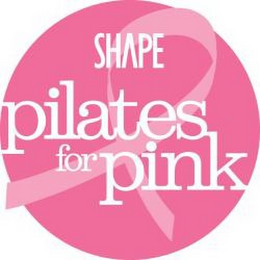 SHAPE PILATES FOR PINK logo