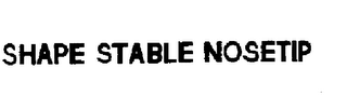 SHAPE STABLE NOSETIP logo
