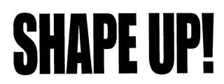 SHAPE UP! logo