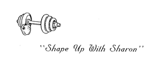 "SHAPE UP WITH SHARON" logo