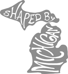 SHAPED BY MICHIGAN logo