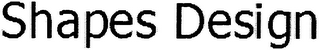 SHAPES DESIGN logo
