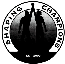 SHAPING CHAMPIONS EST.2008 logo