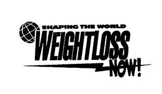SHAPING THE WORLD WEIGHTLOSS NOW! logo