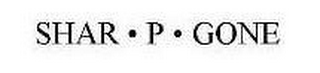 SHAR · P · GONE logo