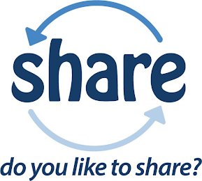 SHARE DO YOU LIKE TO SHARE? logo
