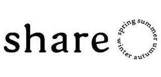 SHARE SPRING SUMMER WINTER AUTUMN logo