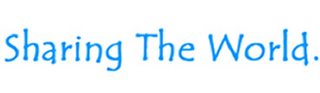 SHARING THE WORLD. logo