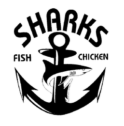 SHARKS FISH & CHICKEN logo