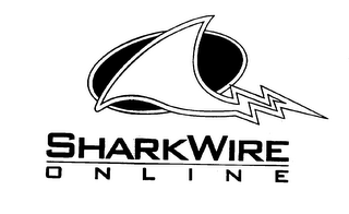 SHARKWIRE O N L I N E logo