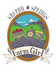 SHARON SPRINGS FARM GIRL logo