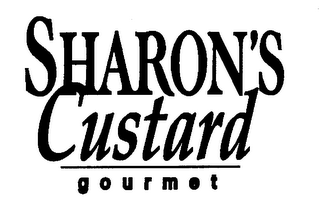 SHARON'S CUSTARD GOURMET logo