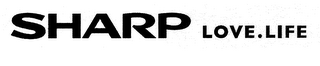 SHARP LOVE.LIFE logo