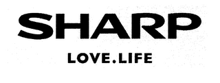 SHARP LOVE.LIFE logo