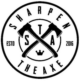 SHARPEN THE AXE ESTD 2016 STA logo