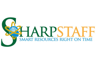 SHARPSTAFF SMART RESOURCES RIGHT ON TIME logo