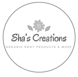 SHA'S CREATIONS ORGANIC BODY PRODUCTS &MORE logo