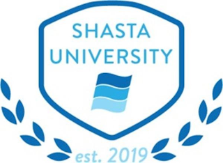 SHASTA UNIVERSITY EST. 2019 logo