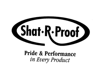 SHAT R PROOF PRIDE & PERFORMANCE IN EVERY PRODUCT logo