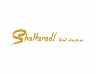 SHATTERED! NAIL LAQUER logo
