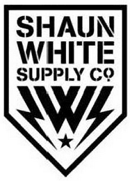 SHAUN WHITE SUPPLY CO. W logo