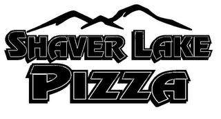 SHAVER LAKE PIZZA logo