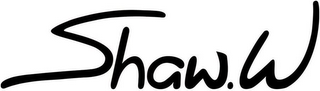 SHAW. W logo