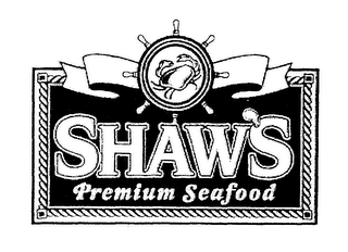 SHAW'S PREMIUM SEAFOOD logo