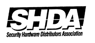 SHDA SECURITY HARDWARE DISTRIBUTORS ASSOCIATION logo