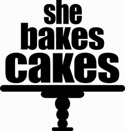 SHE BAKES CAKES logo
