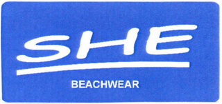 SHE BEACHWEAR logo