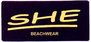 SHE BEACHWEAR logo