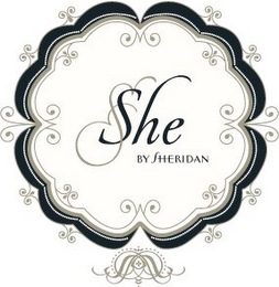 SHE BY SHERIDAN logo