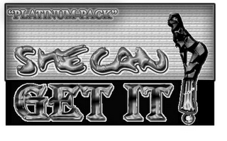 SHE CAN GET IT! "PLATINUM-PACK" logo