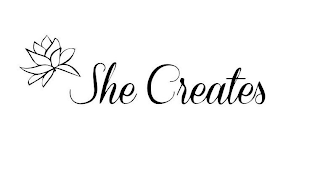 SHE CREATES logo